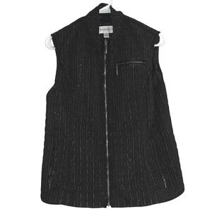 Pendleton Quilted Puffer Vest Sleeveless Brown Outerwear Women's Small Cabincore